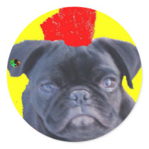 Punk Pug Sticker