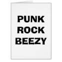 PUNK ROCK BEEZY CARD by Lenyozma PUNK ROCK BEEZY CARD