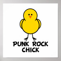 Punk Rock Chick Print