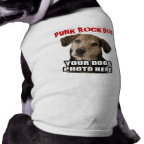 PUNK ROCK DOG (with your dogs photo) pet clothing by dustyvinyldesign PUNK ROCK DOG (with your dogs photo) pet clothing