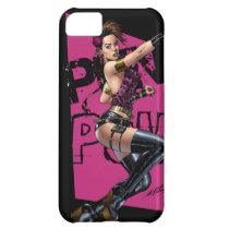 punk, rock, girl, woman, 80s, pink, boots, leather, al rio, female, [[missing key: type_casemate_cas]] with custom graphic design