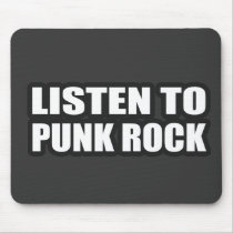 PUNK ROCK guy girl punker punk rocker punks music mousepads