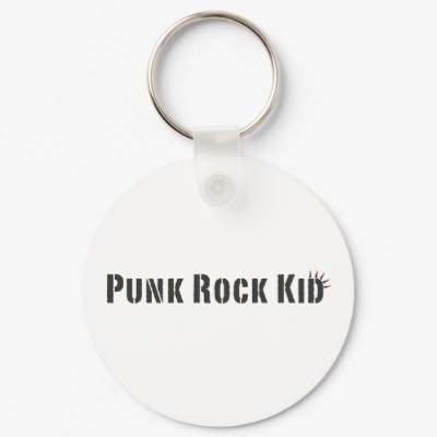 Punk Rock Kid Keychains by Coolkidstees
