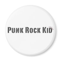 Punk Rock Kid Fridge Magnet