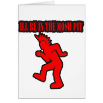 Punk Rock Mosh pit moshing slam dance cards