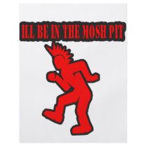 Punk Rock Mosh pit moshing slam dance flyers