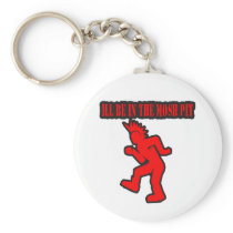 Punk Rock Mosh pit moshing slam dance keychains