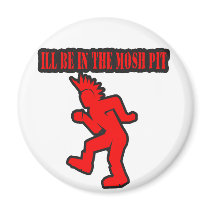 Punk Rock Mosh pit moshing slam dance magnets