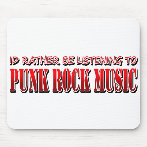 Punk Rock Music Mouse Pad