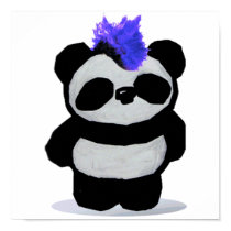 Punk Rock Panda Poster posters