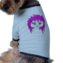 Punk rock pink pet clothing
