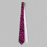 Punk Rock Pink Leopard Tie ties