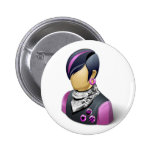 PUNK ROCKER DUDE GUY MAN METAL PARTY ATTITUDE buttons