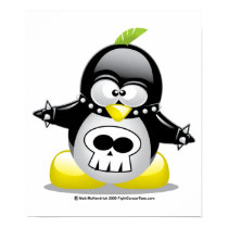 Punk Rocker Penguin posters