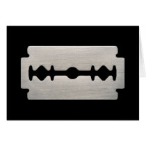 PUNK ROCKER RAZOR BLADE cards