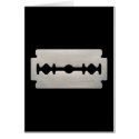 PUNK ROCKER RAZOR BLADE cards by CandyRazor PUNK ROCKER RAZOR BLADE cards
