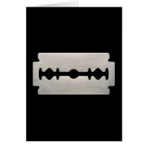 PUNK ROCKER RAZOR BLADE cards by CandyRazor PUNK ROCKER RAZOR BLADE cards