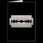 PUNK ROCKER RAZOR BLADE GREETING CARDS