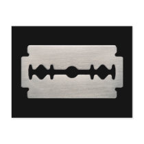 PUNK ROCKER RAZOR BLADE postcards by CandyRazor PUNK ROCKER RAZOR BLADE postcards