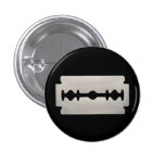PUNK ROCKER RAZOR BLADES buttons