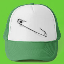 Punk Safety Pin cap hats by jaceyevans Punk Safety Pin cap hats