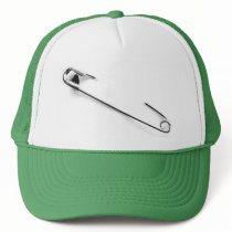 Punk Safety Pin cap hats by jaceyevans Punk Safety Pin cap hats