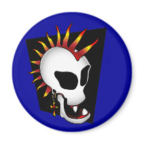 PUNK SKULL-2 MAGNETS