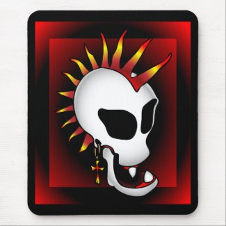 PUNK SKULL-3 mousepad