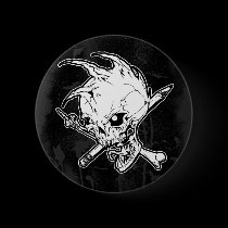 Punk Skull Button