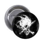 Punk Skull Button
