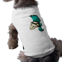 Punk Skull Dog T Shirt