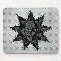 Punk Skull Mousepad (Gray)