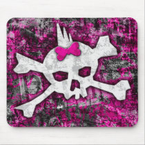 Punk Skull Princess mousepads