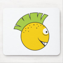 Punk Smiley Face mousepads by doonidesigns Punk Smiley Face mousepads