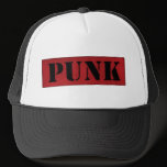 Punk Stencil -  Red/Black hats