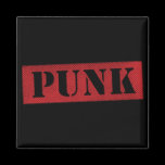 Punk Stencil -  Red/Black magnets
