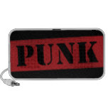 Punk Stencil -  Red/Black speakers