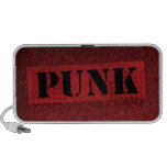 Punk Stencil -  Red/Black speakers