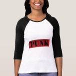 Punk Stencil -  Red/Black t-shirts