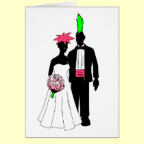 Punk Wedding cards