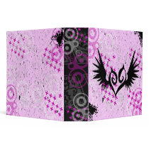 Punk Wing Heart Binder
