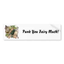 Punk You 01 bumper stickers