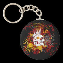 Punk'd Skull Keychain keychains