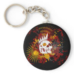 Punk'd Skull Keychain