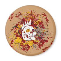 Punk'd Skull Magnets