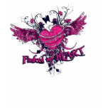punked up heart t shirt