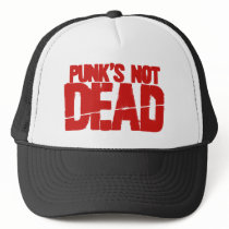 Punks Not Dead hats by CasuallyHardcore Punks Not Dead hats