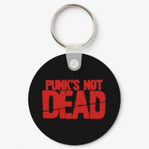 Punks Not Dead keychains by CasuallyHardcore Punks Not Dead keychains