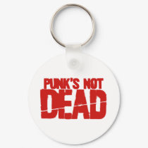 Punks Not Dead keychains by CasuallyHardcore Punks Not Dead keychains