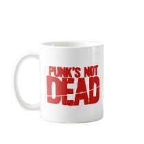 Punks Not Dead mugs by CasuallyHardcore Punks Not Dead mugs